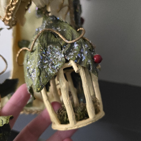 Silvestri Santa Holly Paper Mache Tree Table Topper Christmas Figure *read* - Picture 12 of 16